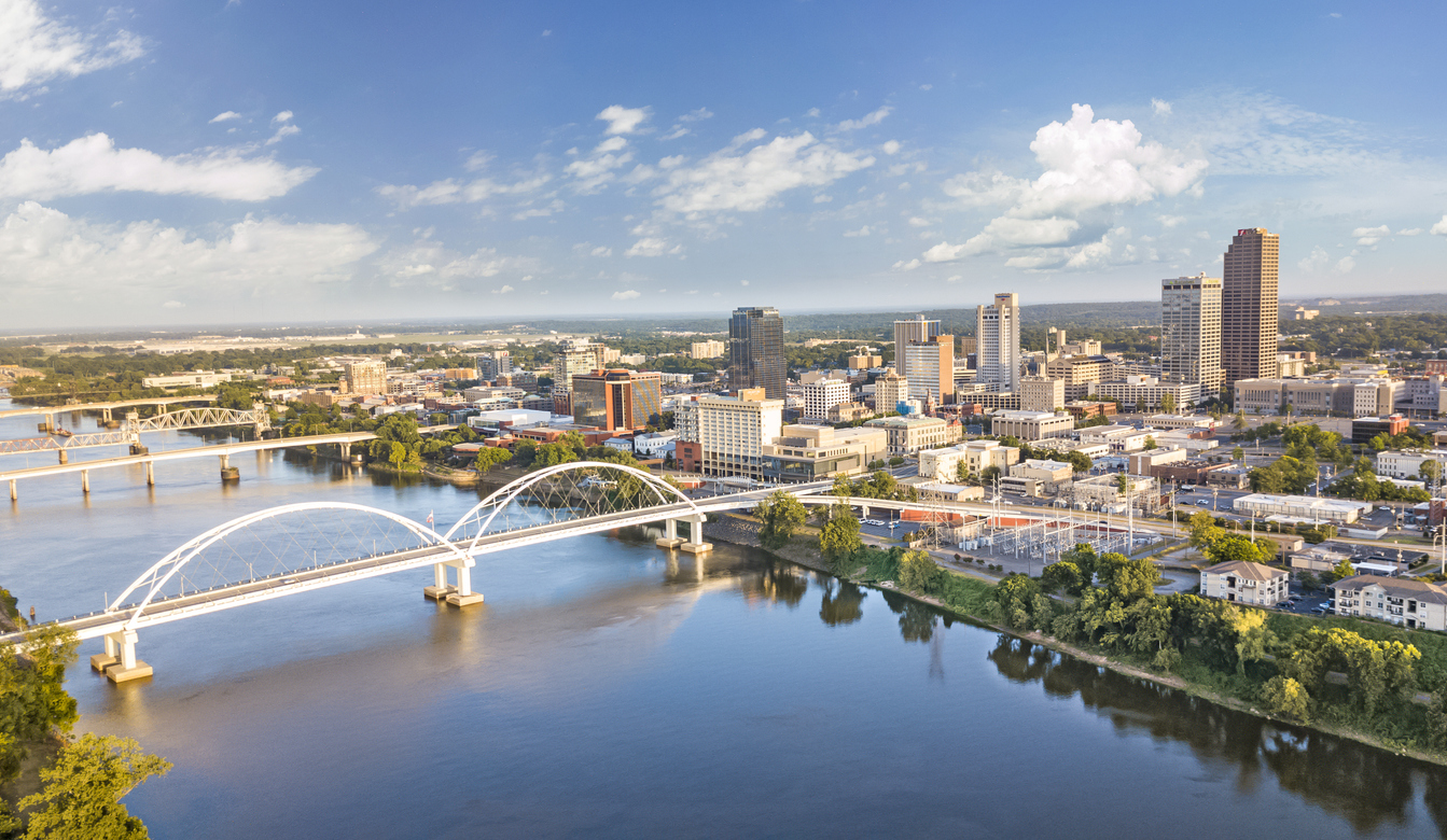 Panoramic Image of Little Rock, AR